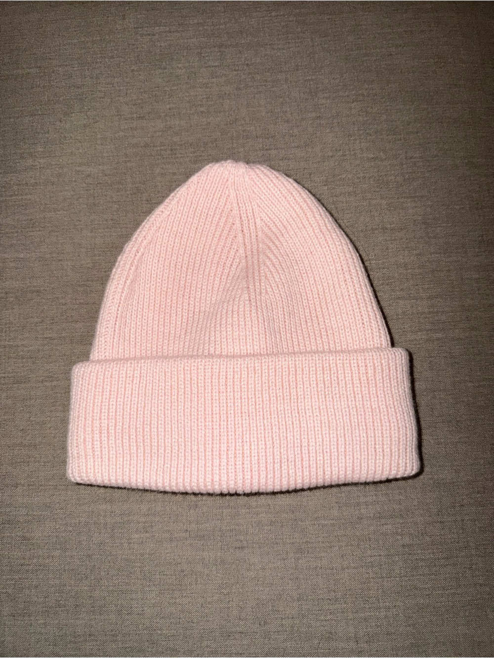 Classic Ribbed Knit Beanie - Light Pink